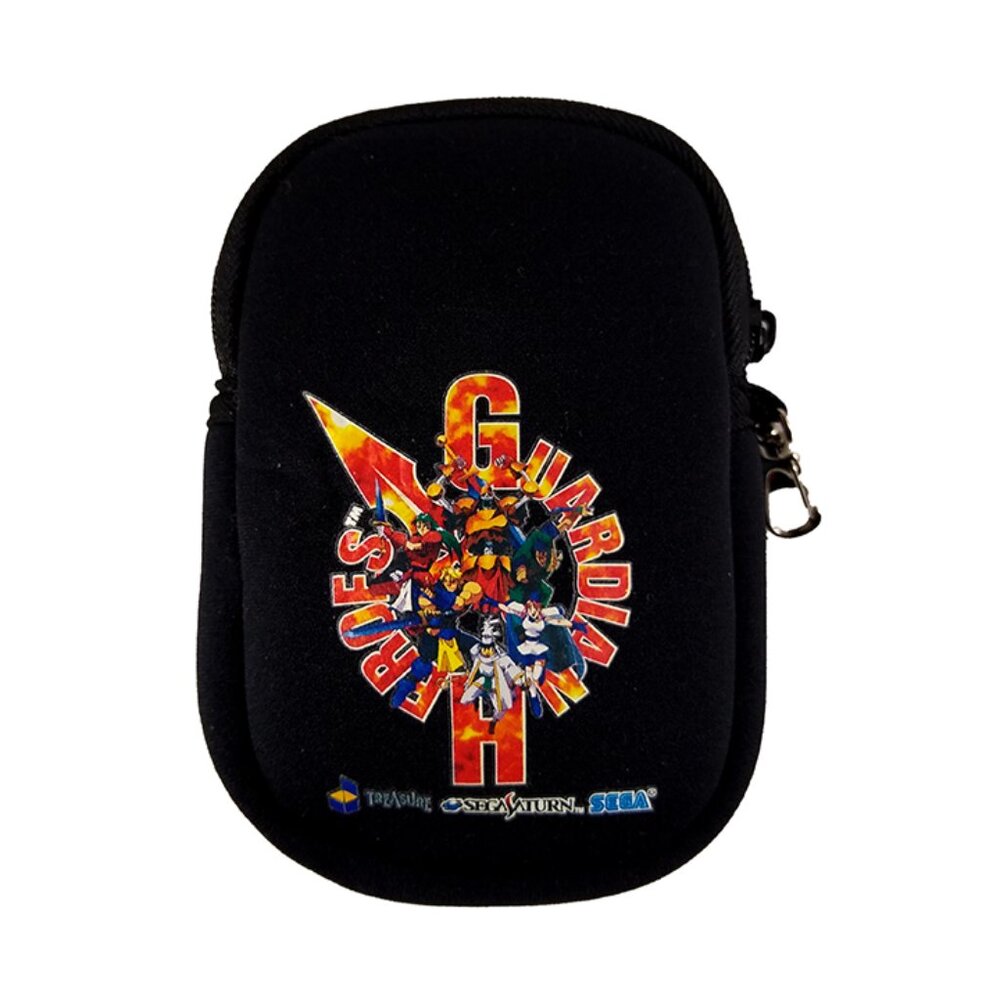 [1996] Sega Saturn Guardian Heroes Zipper Pouch Bag Retrogaming Retrogamer RARE!